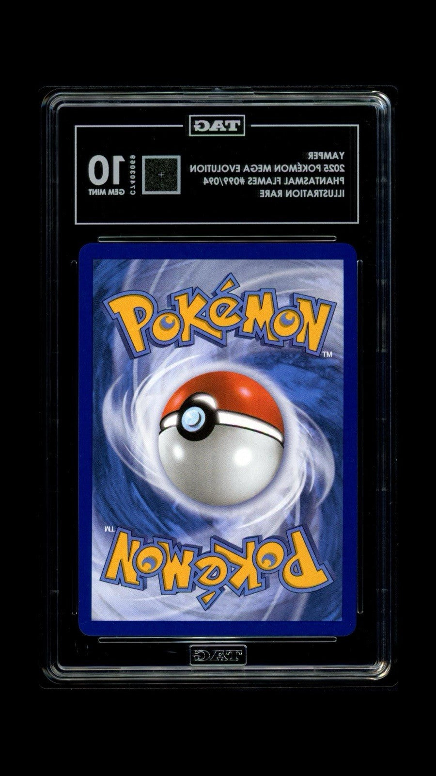 💛 Yamper 099/094 Phantasmal Flames Holo TAG GRADE 10~ FAST SHIP SHOOT OFFER💨