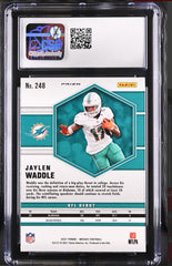 ‼️2021 Panini Mosaic - NFL Debut Jaylen Waddle #248 Reactive Blue Mosaic Prizm💨