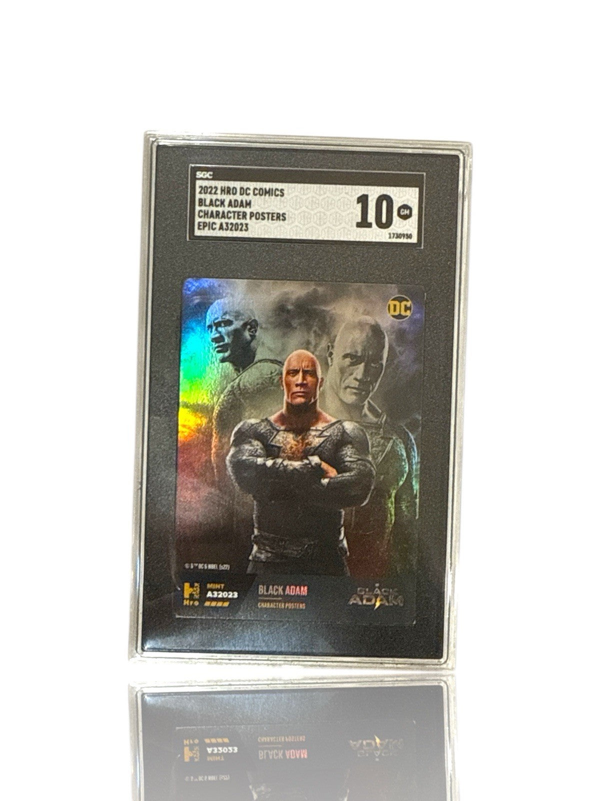 ‼️DC COMICS BLACK ADAM CHARACTER POSTERS MOVIE CARD GRADE 10! SHOOT OFFER!💨
