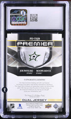 ‼️2022-23 UD Premier Dual Jerseys #PD-TSJB Joe Pavelski/Roope Hintz GRADED💨