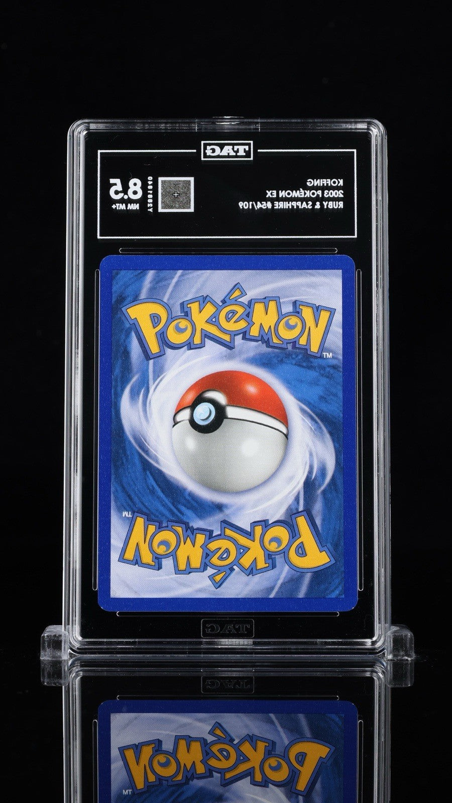 ⚠️ Koffing 54/109 Pokemon EX Ruby & Sapphire Regular~TAG GRADE 8.5~SHOOT OFFER💨