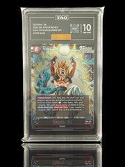 ‼️ Gogeta BR~FB09-007 Dual Evolution DBS Fusion~TAG 10~PRISTINE GOLD DIAMOND MBA
