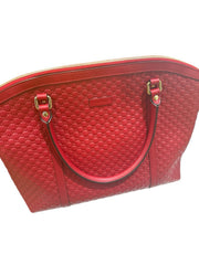 ‼️NEW Gucci Guccissima Margaux Satchel/Shoulder Tote In Red: RETAIL IS $2400💨