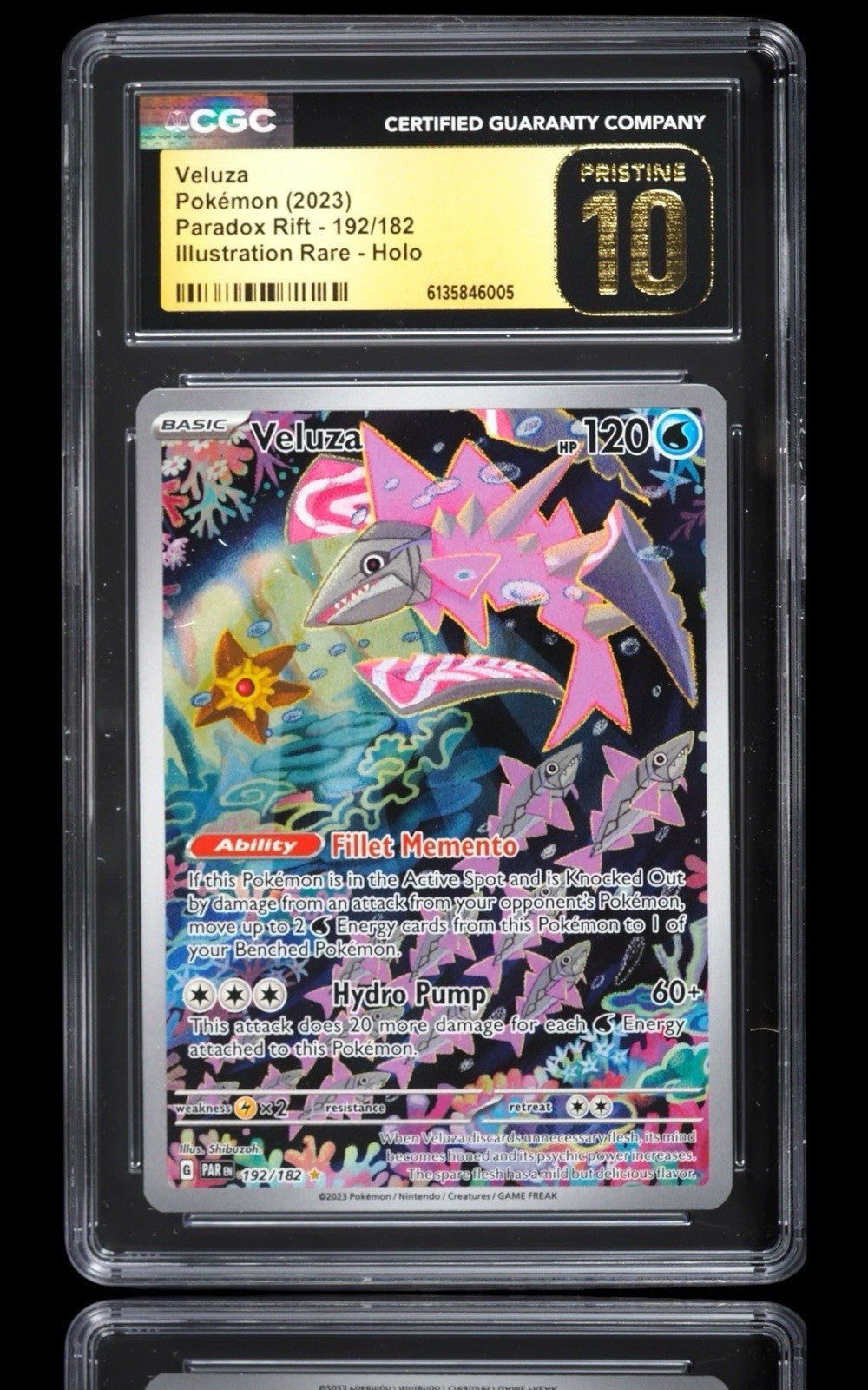 ‼️Veluza 192/182 Paradox Rift GRADE 10 PRISTINE GOLD LABEL TOP POP SHOOT OFFER💨