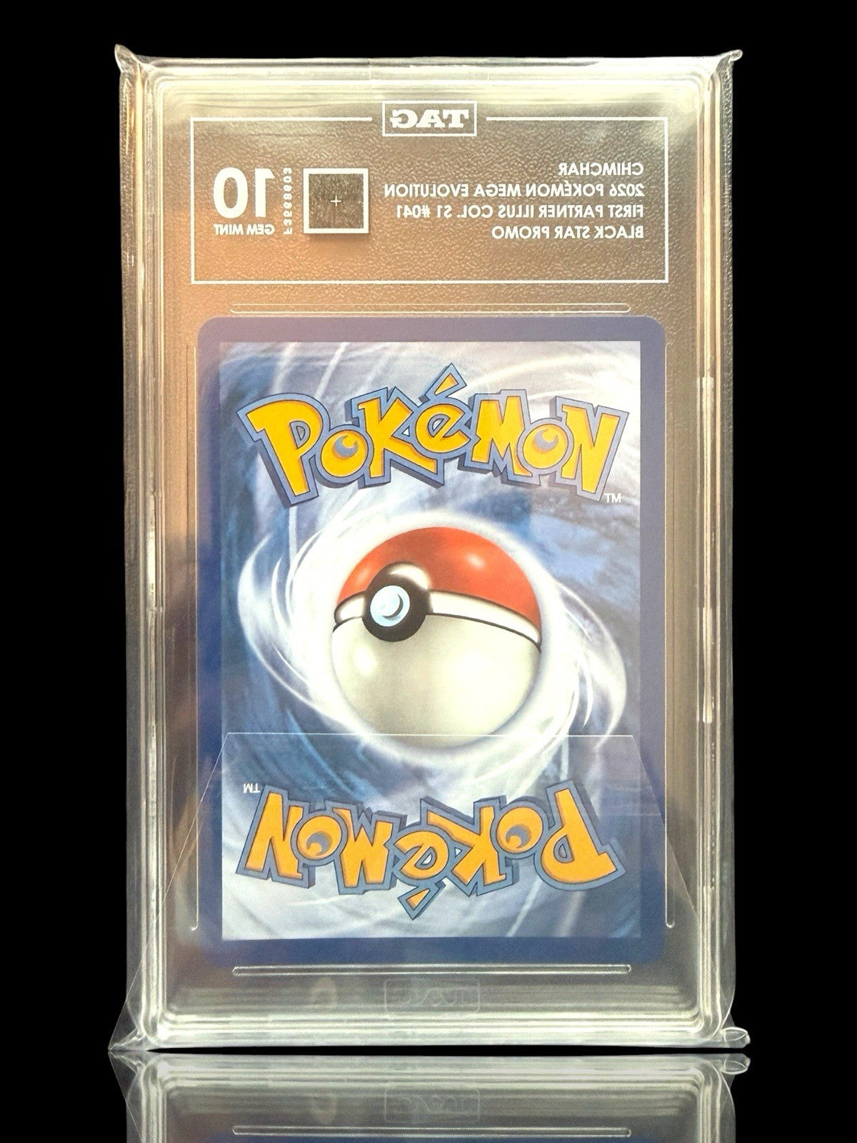 🙈 Chimchar #041 Pokemon Mega Evolution Promo TAG GRADE 10! TOP RANKED!💨