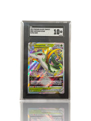 ‼️Serperior VSTAR 008/195: Silver Tempest Holo GRADE 10! FAST SHIP~SHOOT OFFER💨