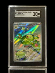 ‼️Reuniclus 171/162: Temporal Forces Holo GRADE 10! FAST SHIP~SHOOT OFFER!💨