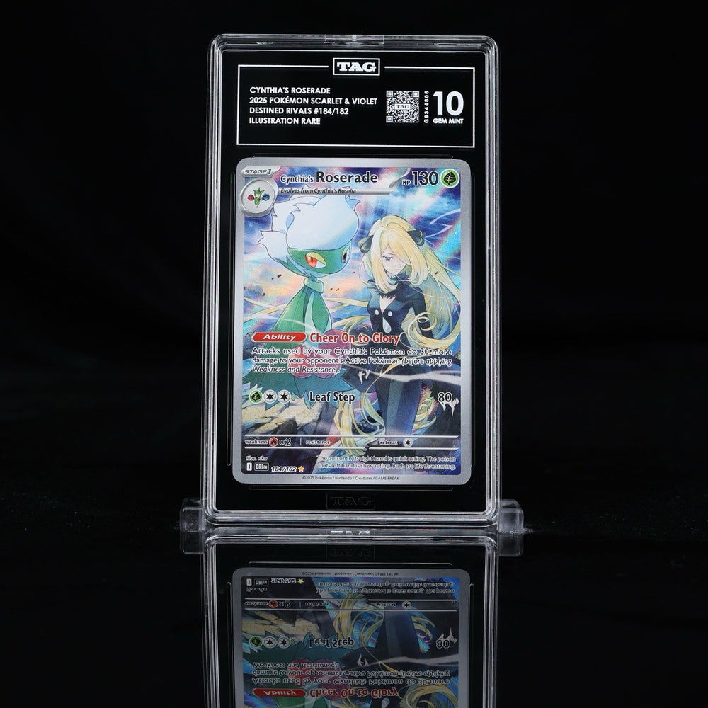 ‼️Pokemon Cynthia's Roserade 184/182 Sv10: Destined Rivals GRADE 10~FAST SHIP💨