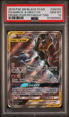 ‼️Garchomp & Giratina GX #SM193 Pokemon Promo PSA GRADE 10! SHIPS FAST💨