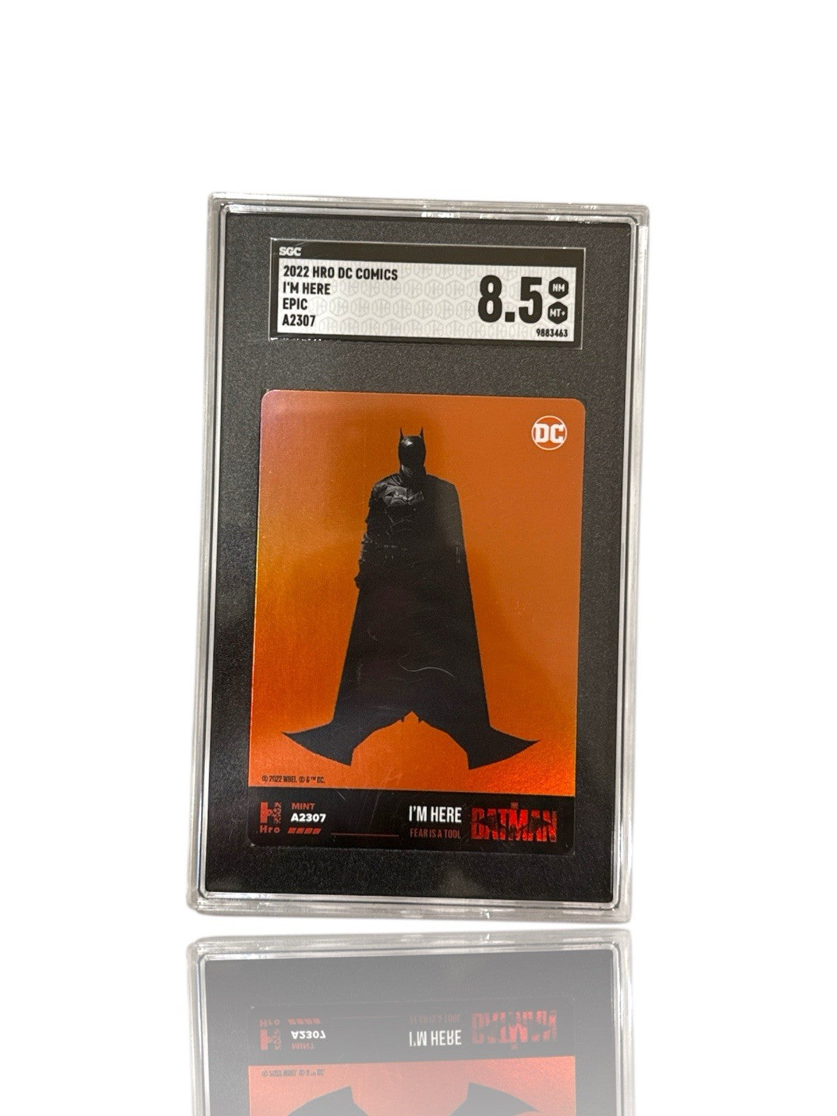 ‼️DC COMICS I'M HERE EPIC BATMAN CARD GRADE 8.5! FAST SHIP~SHOOT OFFER!💨