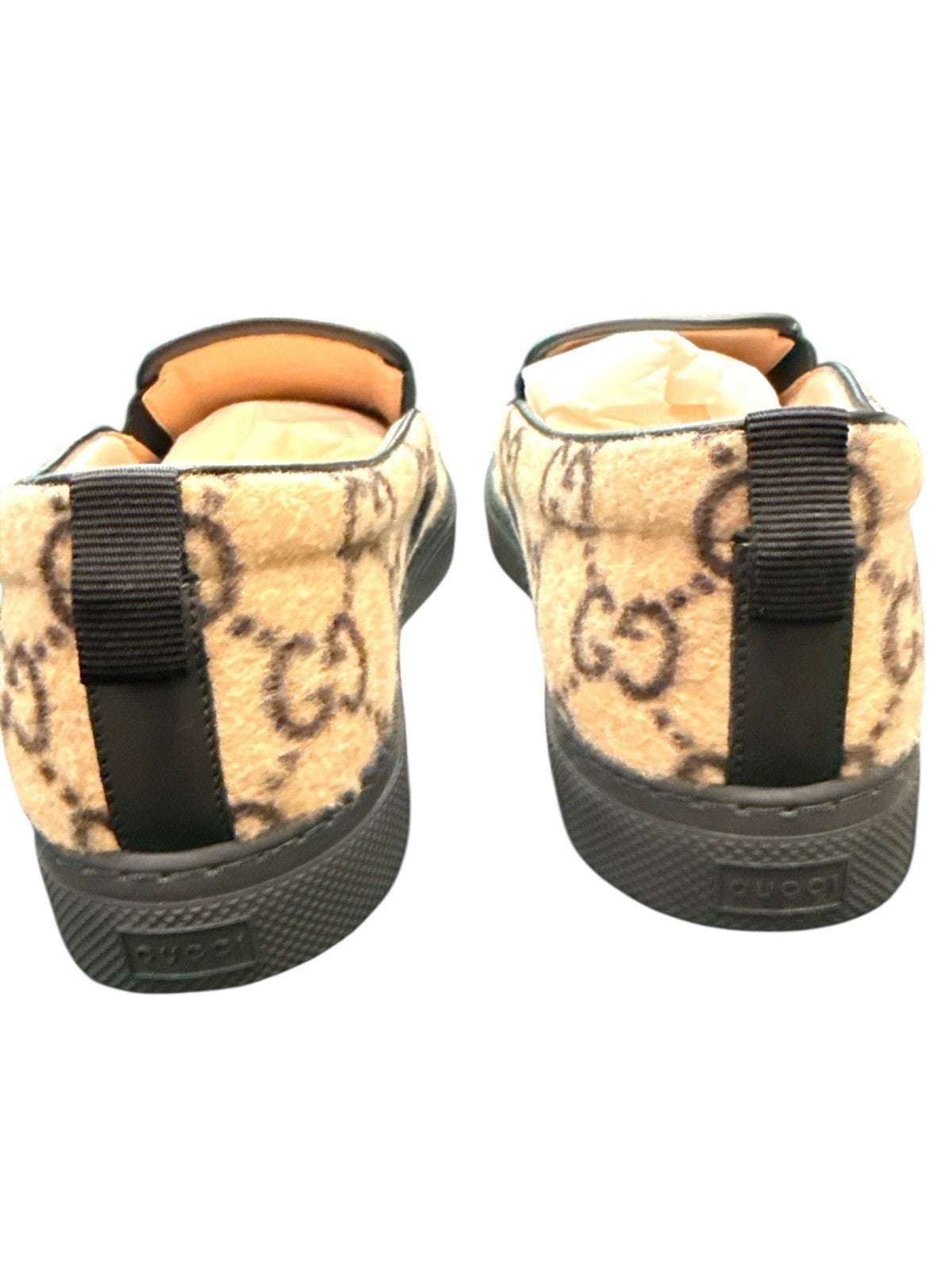 ‼️NEW IN BOX GUCCI GG Monogram Wool Slip-On GUCCI SZ 12! FAST SHIP~SHOOT OFFER💨