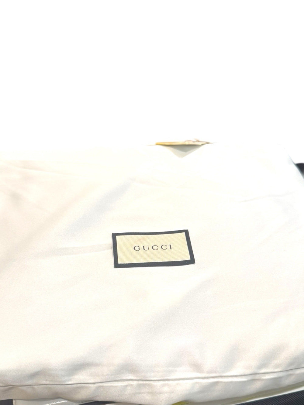 ‼️GUCCI NEW W/ TAGS DOCUMENT& HOLDER FLUFFY CALF BLACK~FAST SHIP~SHOOT OFFER!💨