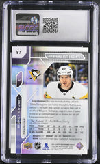 ‼️2021-22 Upper Deck Premier Premium JERSEY #87 Sidney Crosby GRADE 9.5~POP 1💨