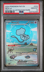 💎 Mew ex 232/091 Pokemon Paldean Fates Holo SIR PSA GRADE 10! FAST SHIP💨