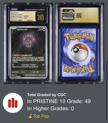 ‼️Pokemon Spiritomb #148 Mega Evolution Holo CGC 10 PRISTINE GOLD LABEL TOP POP