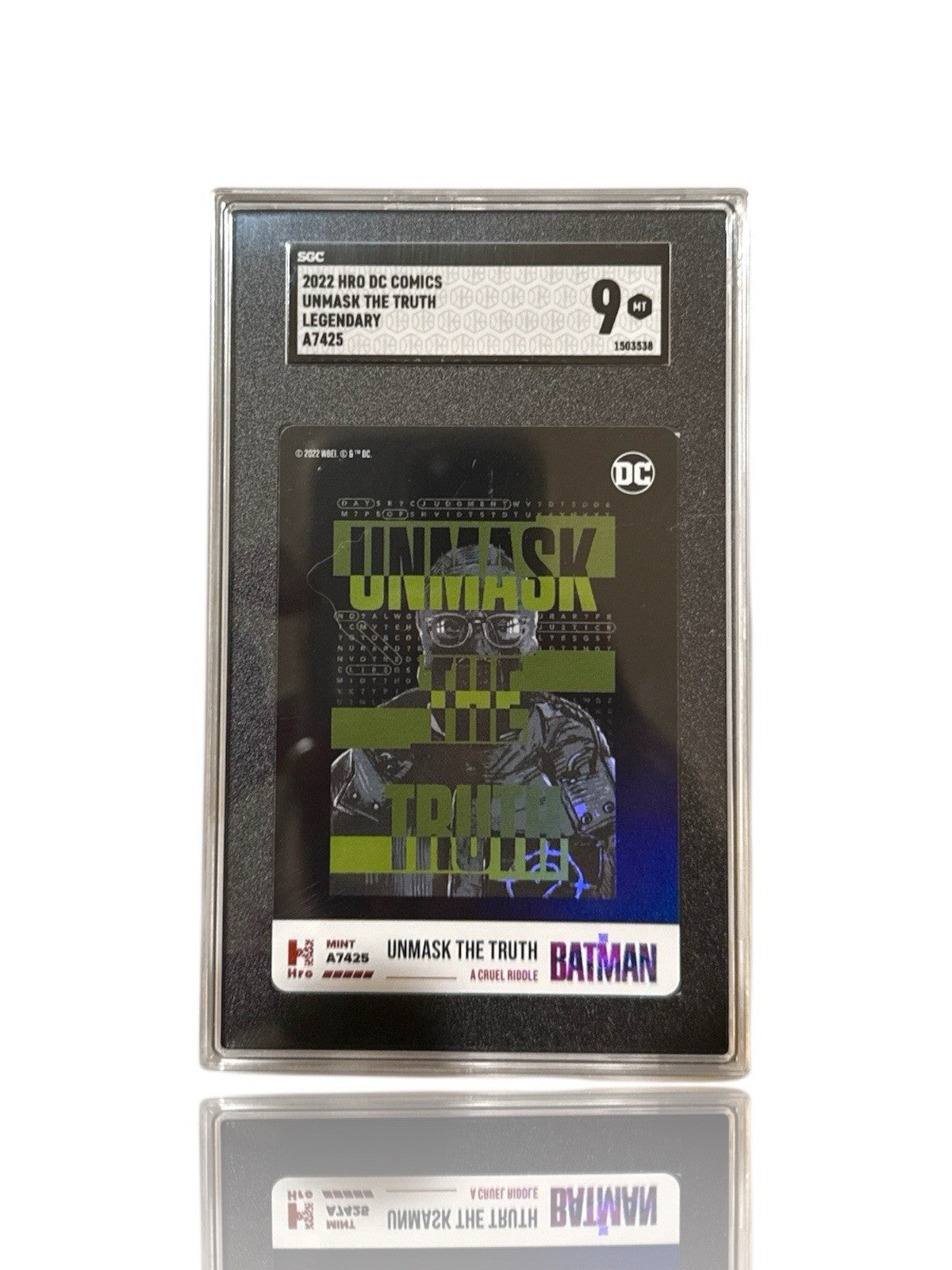 ‼️DC COMICS UNMASK THE TRUTH BATMAN LEGENDARY GRADE 9! FAST SHIP~ SHOOT OFFER!💨