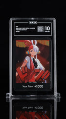 🚨 DON!! Uta One Piece Heroines Edition Foil TCG~ TAG GRADE 10~ SHOOT OFFER💨