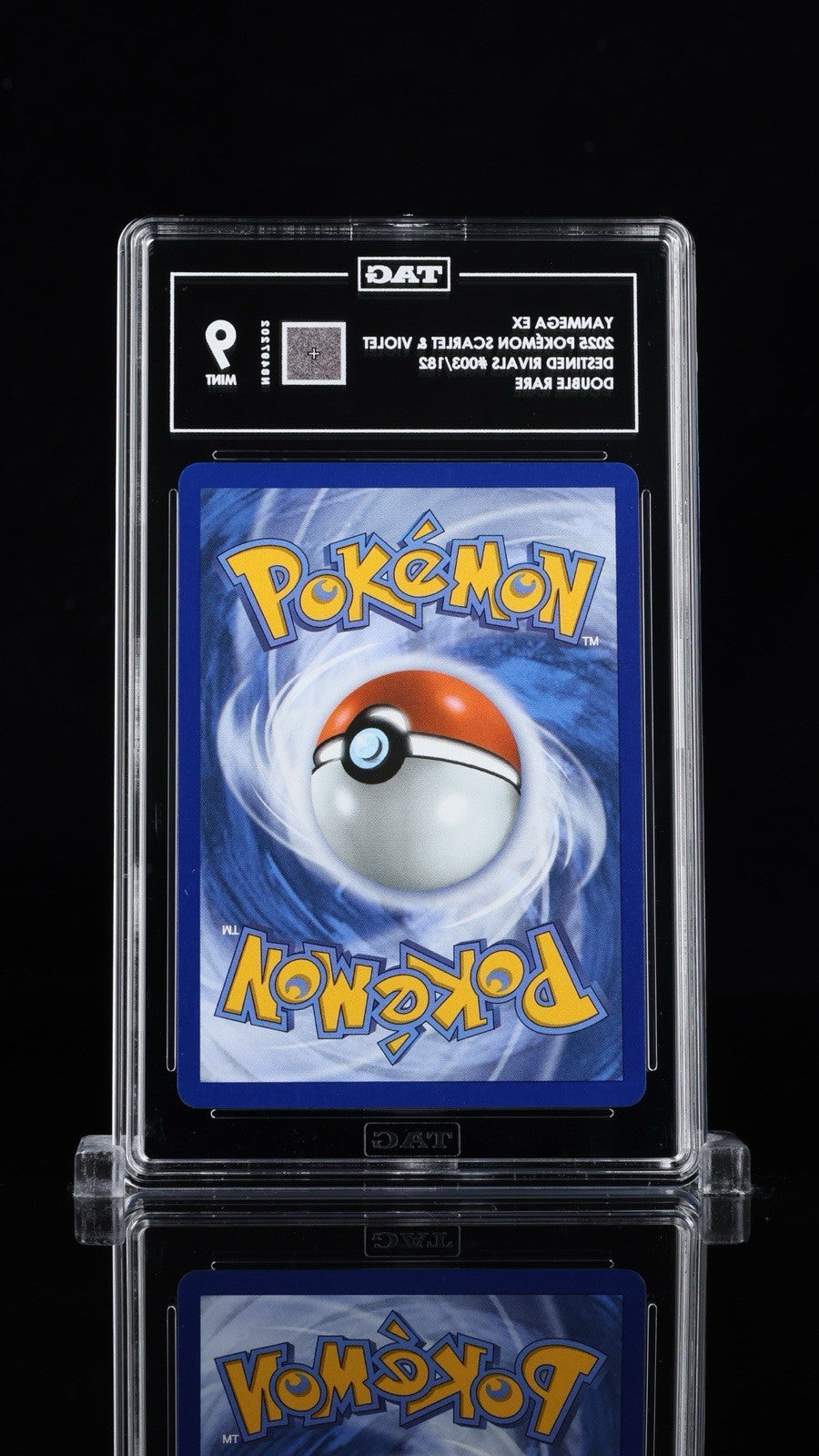 ⚠️2025 POKEMON DESTINED RIVALS #003 YANMEGA EX~TAG GRADE 9~ LOW POP SHOOT OFFER