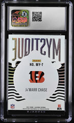 ‼️2021 Panini Illusions - Mystique Ja'Marr Chase #MY-7 Emerald (RC) TOP POP💨