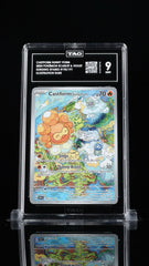 ‼️CASTFORM SUNNY FORM 2024 POKÉMON SURGING SPARKS #195~ TAG GRADE 9! FAST SHIP💨