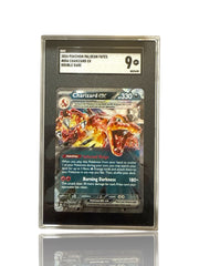 Charizard ex 054/091: Paldean Fates Holo GRADE 9! FAST SHIP~SHOOT OFFER!💨