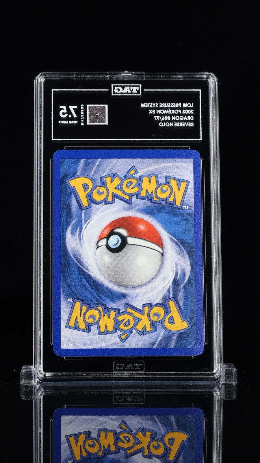 🚨Low Pressure System 86/97 Dragon Reverse Holo~ TAG GRADE 7.5! SAME DAY SHIP💨
