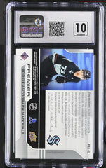 ‼️2021-22 UD Premier Rookie Materials #PRA-KL Kole Lind~CGC 9~AUTO 10~POP 1!💨