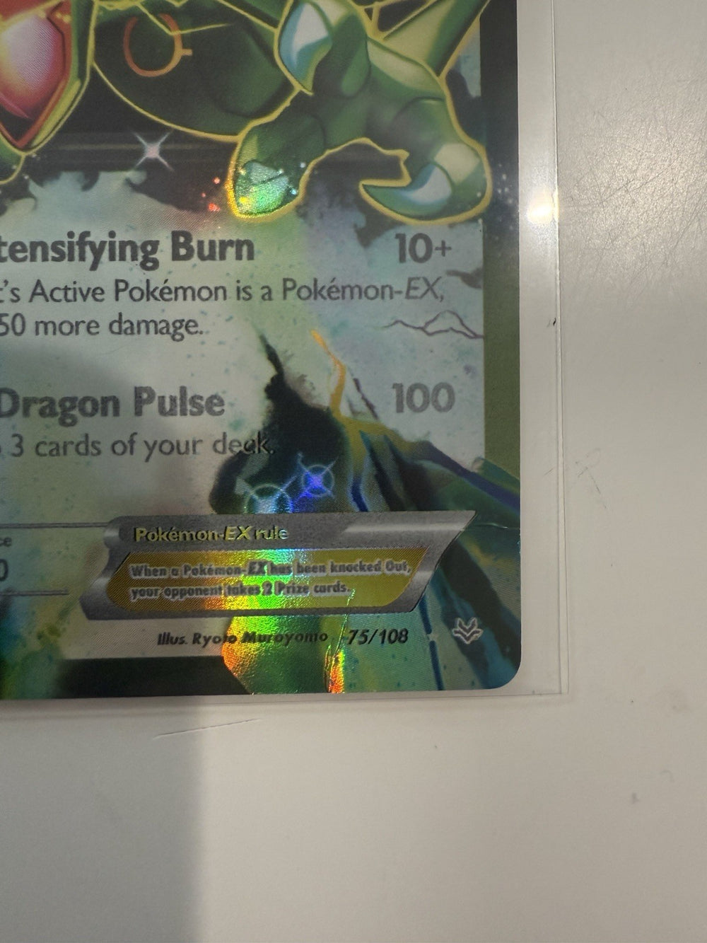 ‼️Rayquaza EX 75/108 Roaring Skies Holo~SAME DAY SHIP! SHOOT OFFER💨