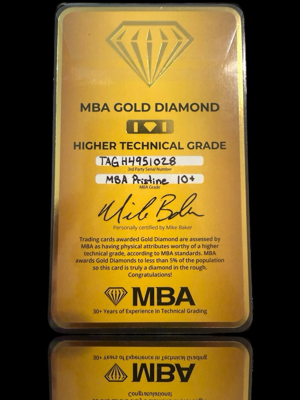 💎 Liepard #137 White Flare Holo TAG GRADE 10~PRISTINE GOLD DIAMOND MBA™️