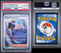 ‼️Morty's Conviction #211~Temporal Forces PSA GRADE 10! FAST SHIP~SHOOT OFFER💨