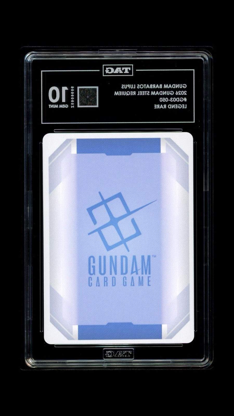 ‼️ GUNDAM BARBATOS LUPUS 2026 STEEL REQUIEM #GD03-050 LEGEND RARE TAG GRADE 10💨