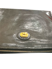 ‼️GUCCI NEW W/ TAGS DOCUMENT& HOLDER FLUFFY CALF BLACK~FAST SHIP~SHOOT OFFER!💨