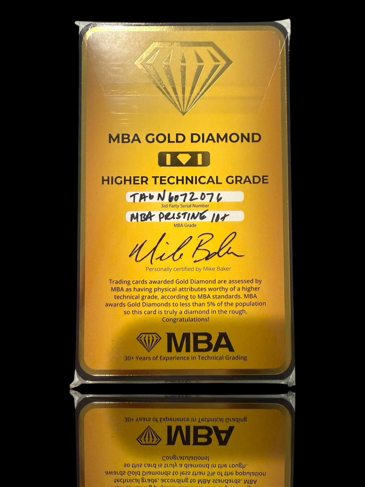 🚨 DBS CCG Saiyan's Pride~ Kale FB08-032 SR~ TAG 10~ PRISTINE GOLD DIAMOND MBA💎