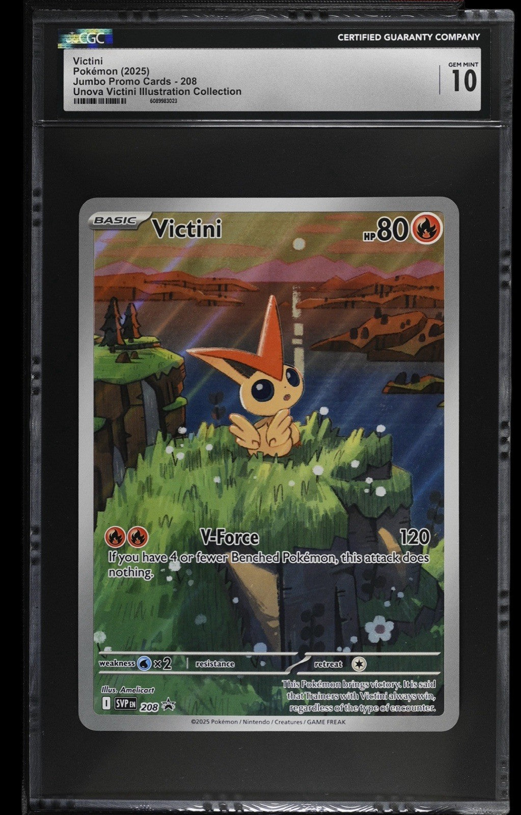 ‼️VICTINI JUMBO LOT 6 CARDS! 4X GM 10~ 1X PRISTINE 10~RESELL OPPORTUNITY $ 💨