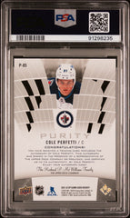 ‼️2021 Upper Deck SP Game Used - Purity Rookies Cole Perfetti #P-85 Auto PSA 9💨