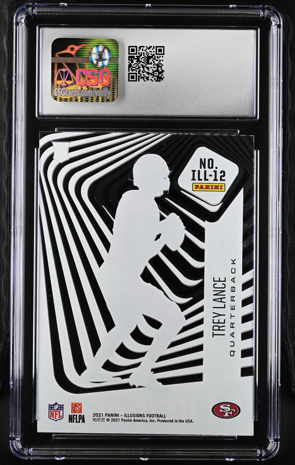 ‼️2021 Panini Illusions - Illusionists Trey Lance #ILL-12 (RC) GRADE 10! 💨