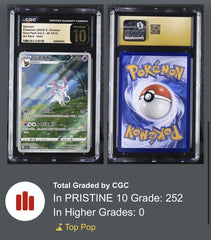 🌟Pokemon Sylveon Chinese Horizon Gem Pack Vol 2~CGC 10 PRISTINE GOLD LABEL!💨