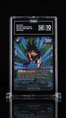💙 Son Goku FB08-100 Dragon Ball Fusion World Saiyan’s Pride TAG GRADE 10!💨
