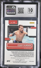 ‼️2023 Panini Optic UFC Rated Rookie Cody Durden #142~CGC 8.5 AUTO 10💨 OFFER UP