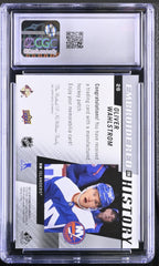 ‼️2021 UD Game Used-Embroidered in History Oliver Wahlstrom #26~ GRADE 9-POP 1💨