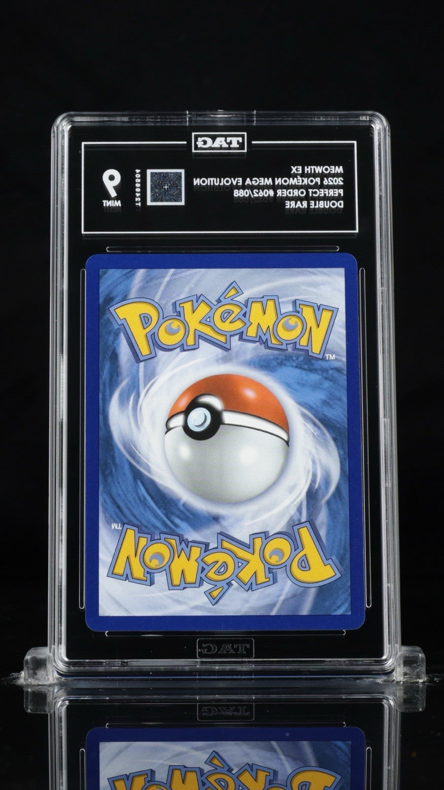 💛 Meowth ex 062/088 Perfect Order Holo TAG GRADE 9! FAST SHIP SHOOT OFFER!💨