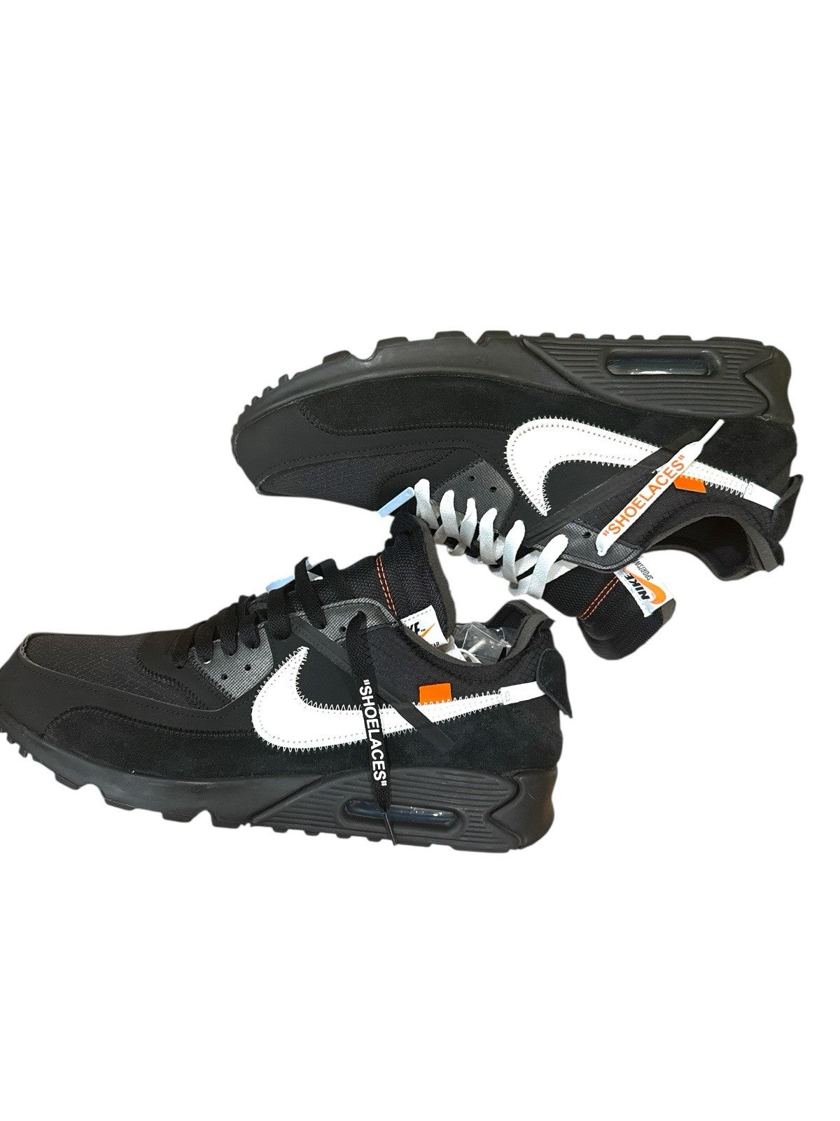 ‼️Size 13 - Nike Air Max 90 x OFF-WHITE Black 2019~NEW IN BOX! FAST SHIPPING!💨