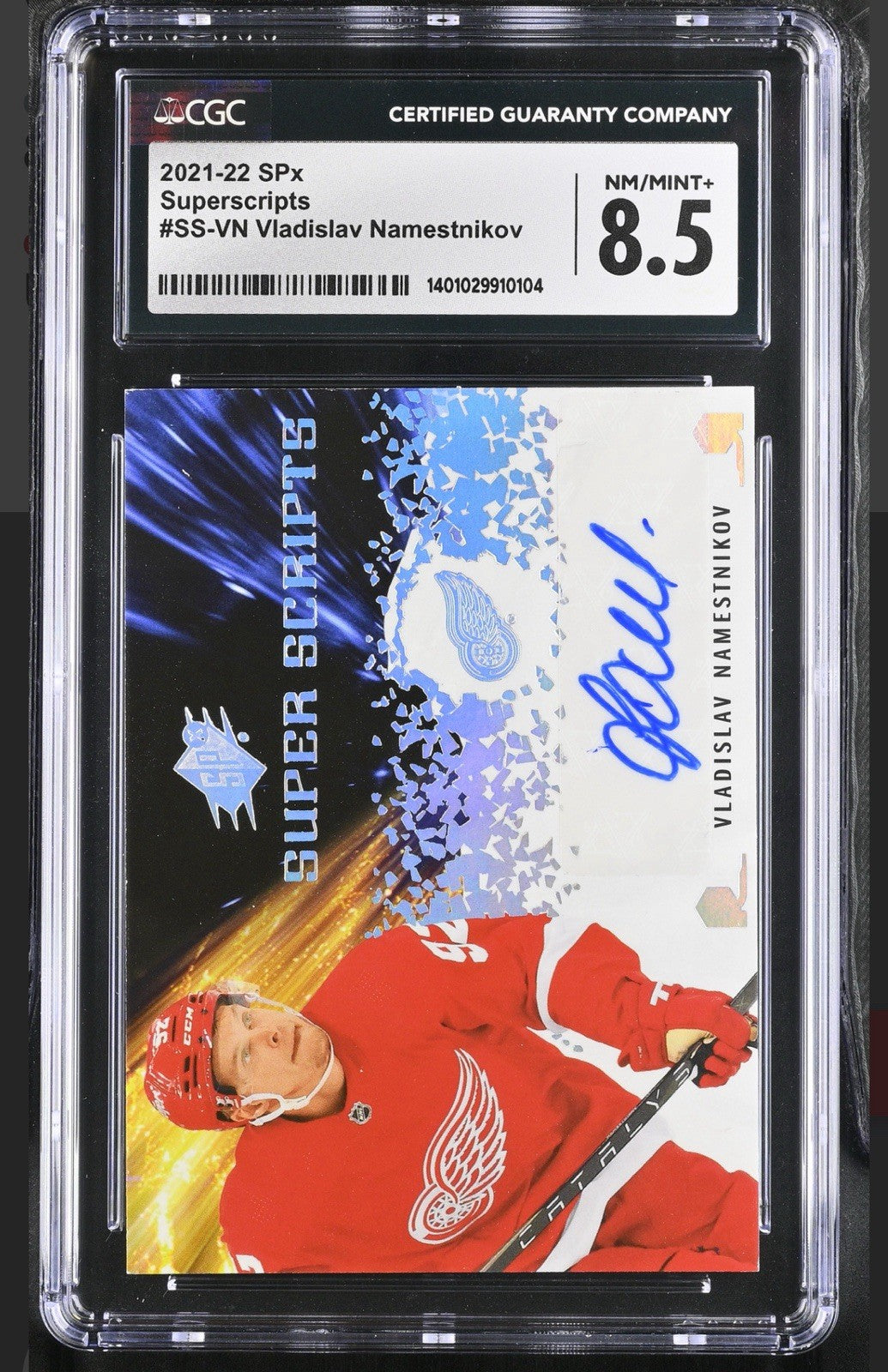‼️2021-22 SPx - Super Scripts Vladislav Namestnikov #SS-VN~ GRADE 8.5! POP 1💨