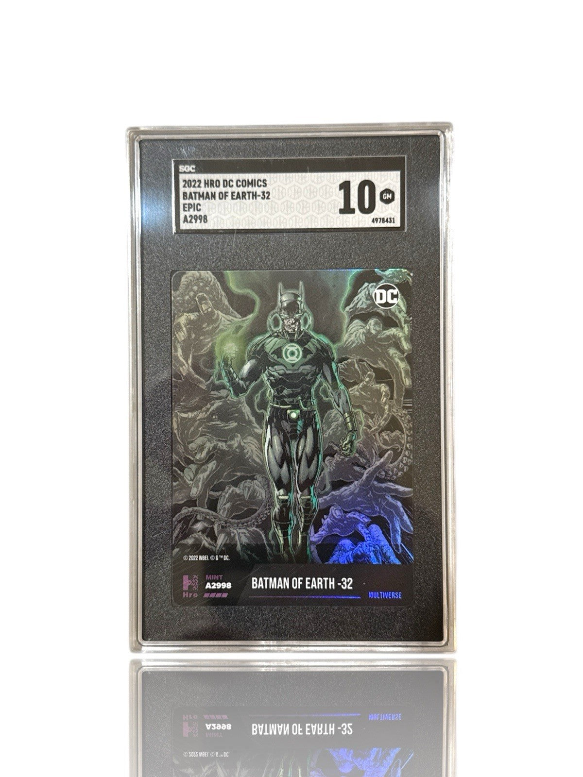 ‼️DC COMICS BATMAN OF EARTH-32 CARD GRADE 10! FAST SHIP~ SHOOT OFFER!💨