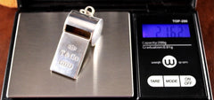 ⚠️ TIFFANY & CO.  Whistle Pendant 1837 Collection Sterling Silver 2 1/16" Length