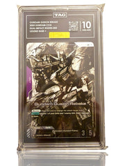 🚨 DUAL IMPACT 055 GUNDAM GUSION REBAKE LEGEND+ TAG 10 GOLD DIAMOND MBA POP 1 💎