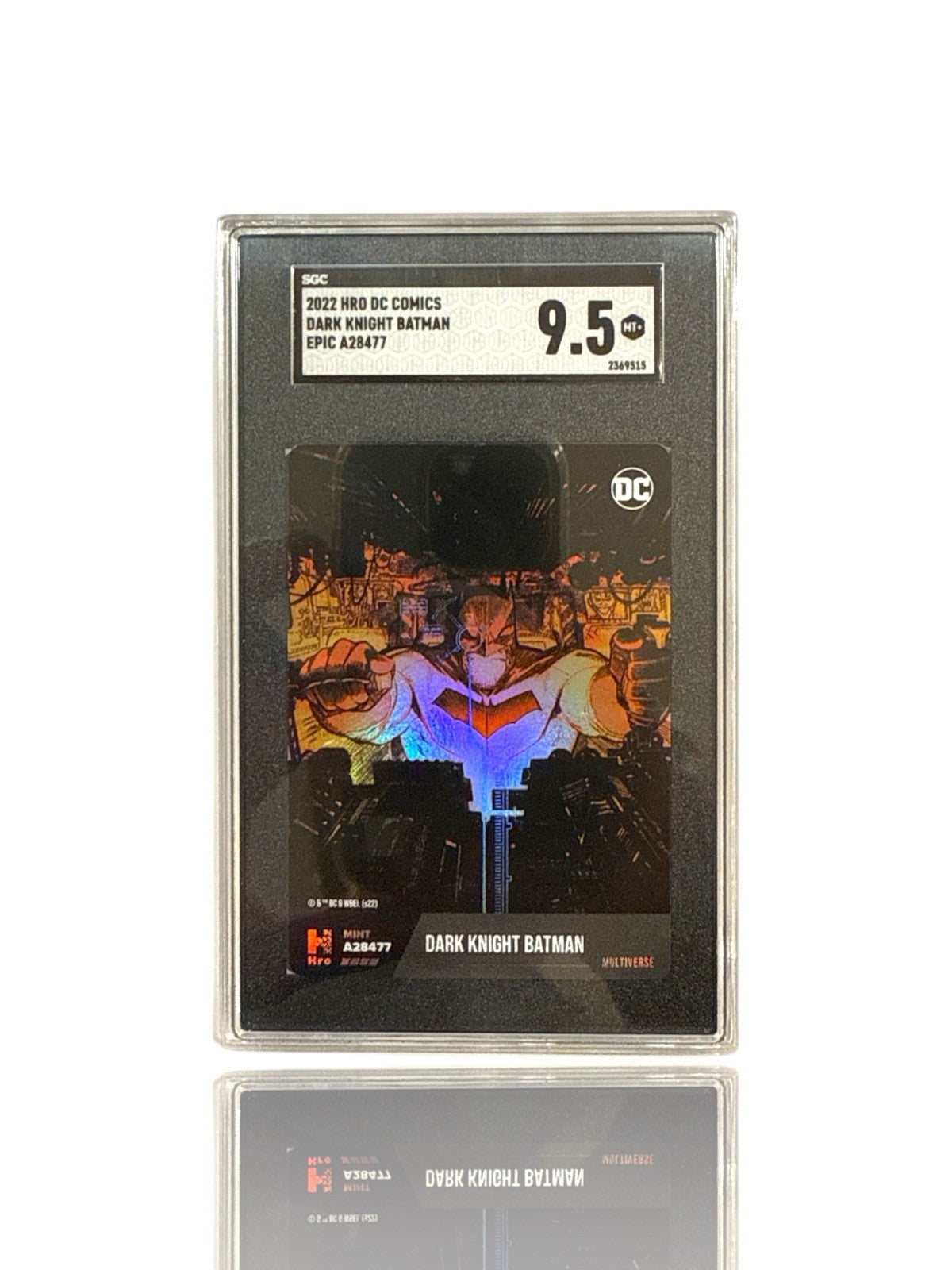 ‼️DC COMICS DARK KNIGHT BATMAN CARD GRADE 9.5! FAST SHIP~SHOOT OFFER~POP 1!💨