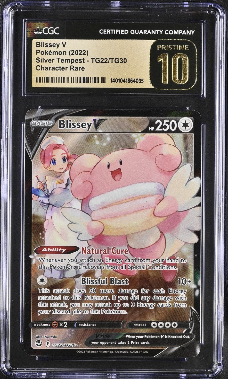 💗 Blissey V TG22 Silver Tempest Trainer Gallery GRADE 10 PRISTINE GOLD LABEL!💨