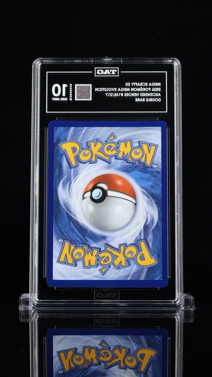 ‼️Mega Scrafty ex 135 Pokemon Ascended Heroes TAG 10 RANK # 1~SHOOT OFFER💨