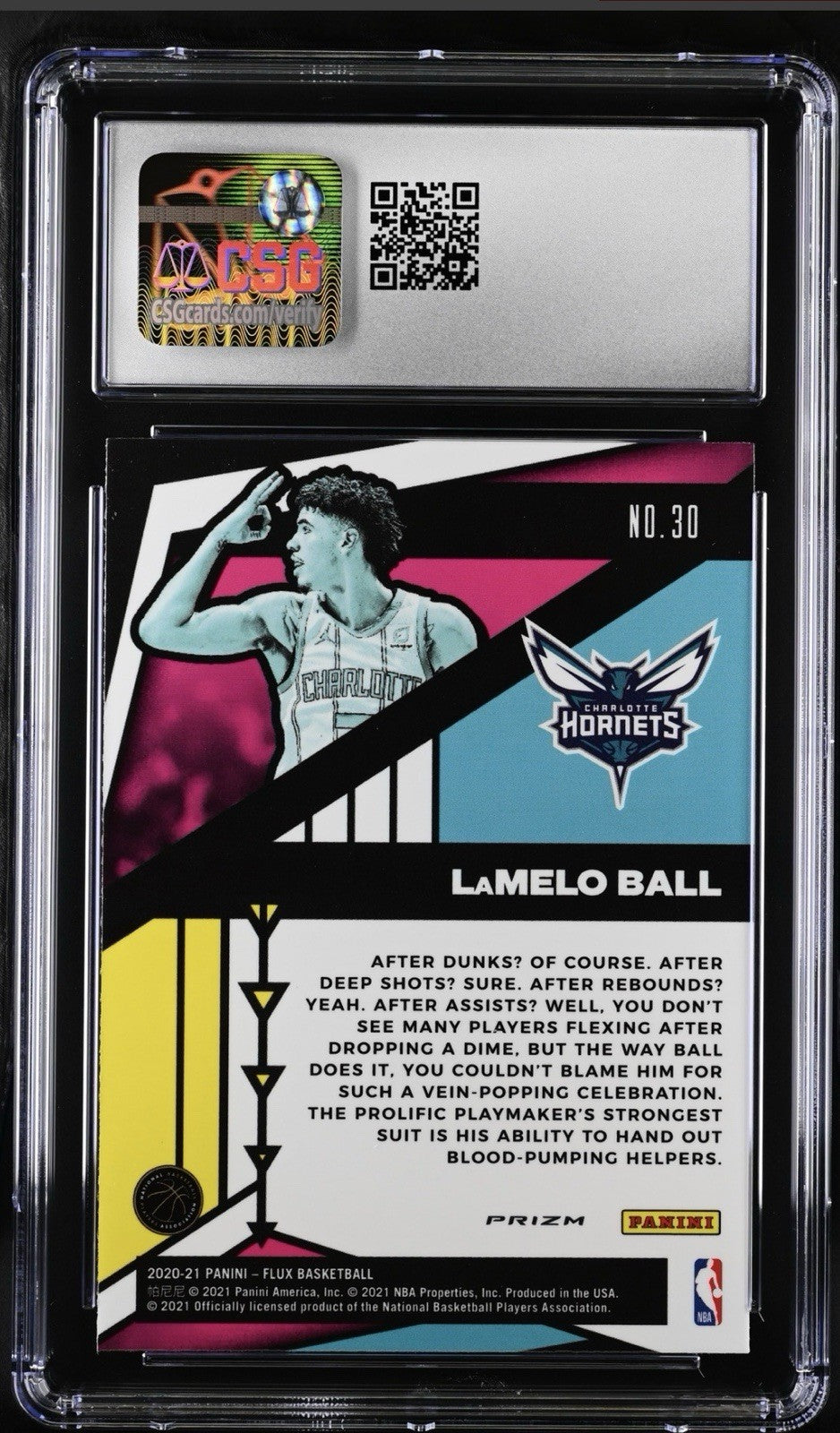 ‼️2020-21 Panini Flux Appeal LaMelo Ball #30 Silver Prizm (RC)~SHOOT OFFER!💨